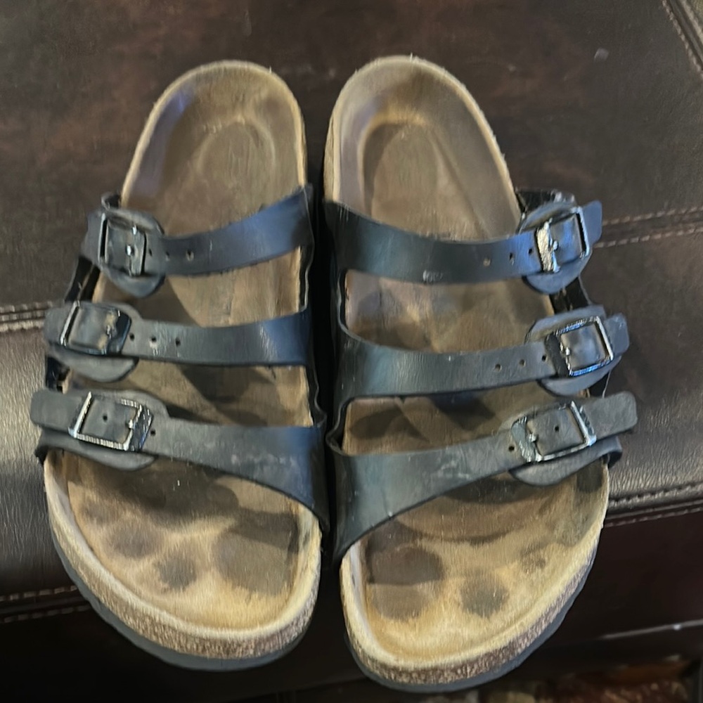 Kids Black Sandals